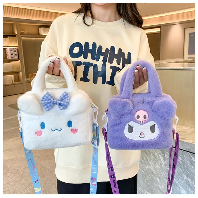 KawaiiDream Sanrio Plush Handbag & Cosmetic Bag