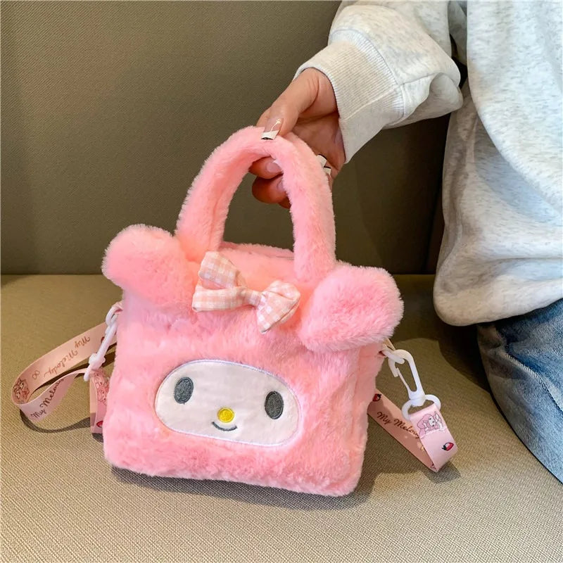 KawaiiDream Sanrio Plush Handbag & Cosmetic Bag